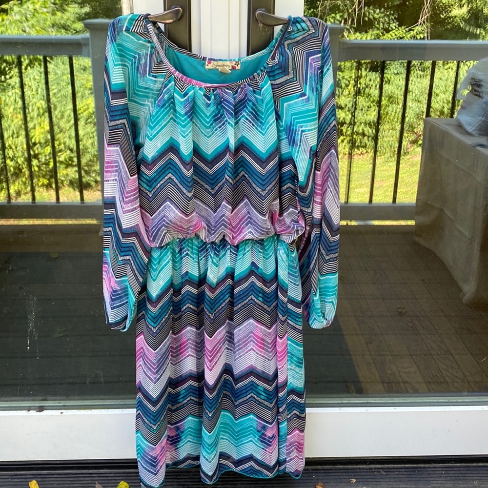 Speechless size 16 balloon sleeves dress